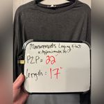 Colsie cropped long sleeve shirt gray size medium Photo 1