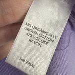 J Jill Cardigan Womens 2X Organic Cotton Lavender Preppy Coquette Cottage Work Purple Photo 4