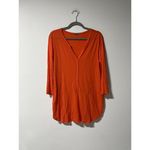 Lilla P Orange Tunic Womens Size Medium Photo 7