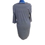Old Navy  Blue & White‎ Striped Nautical Dress Size Large Photo 2