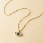 Evil Eye gold Necklace Photo 1