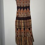 Bohemian Tiered CottageCore Maxi Skirt with  Photo 4