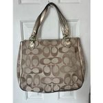 Coach  vintage Tote Purse Signature C Beige Light Khaki/Tan/Cream Y2K Photo 1
