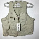 Columbia  Survival 11 Vest Women's M Beige Fossil Utility Pockets Sportswear New Photo 0