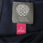 Vince Camuto  Blue Velvet Off-Shoulder Mini Dress S Goth Witchy Vampy Boho Photo 8