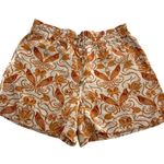 Anthropologie  linen Jolene floral printed shorts sz S Photo 7