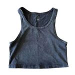 Aerie Offline Black Sporty Cotton Blend Cropped Women’s Tank Top SZ M Photo 0
