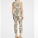 Ralph Lauren Lauren Neila Printed Sleeveless V-Neck Jumpsuit Size 4 Cargo Style Photo 1
