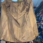 Vtg 80s Brown Leather Suede Long Coat Faux Fur Collar Tie Belt Sz Medium / Large Photo 3