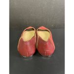 Donna Karan  NY Women's Red Suede Shoes With Zippered Trim Size 9 SKU 2213 Photo 3