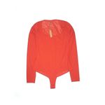 SKIMS  Poppy Red Orange Long Sleeve Scoop Neck Bodysuit - 2X Photo 1