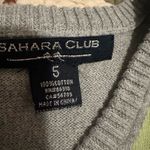 Green and grey 100% cotton argyle sweater vest. Dark academia, Rory Gilmore vibe Gray Size 4 Photo 1