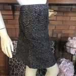 Talbots BROWN & BLACK ANIMAL PRINT CORDUROY SKIRT (12P) Photo 3