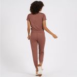 Vuori  All Day Jumpsuit in Terracotta Heather Photo 2