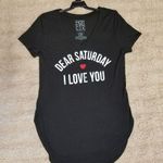 Modern Lux Womens  Black Tee S Love Saturdays Photo 0