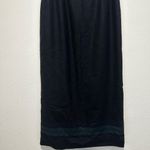 Talbots NAVY BLUE & GREEN ITALIAN
WOOL NYLON LONG WRAP SKIRT SIZE 6 Photo 3