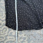 Amanda Uprichard Choker Cold Shoulder Ruffle Top Black Stars Small Photo 8