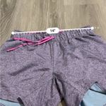Nike  Pro Dri Fit Heather Purple‎ Mid Rise Activewear Shorts Size S Photo 5
