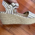 BP Blue & White Striped Wedges Photo 3