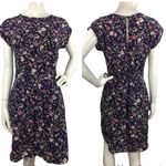 Rebecca Taylor Floral Tapestry Print Silk Dress Photo 1