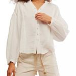 We The Free Free People Valley Double Cloth Shirt Top NWT Small & Medium Available Photo 0