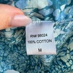 House Of Harlow 1960 Floral Blue Puff Sleeve Romantic Feminine Dress Size Medium Yellow Photo 5