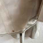 Tadashi Shoji Vintage  Champagne Taupe Silk Halter Maxi Gown with Shell Beaded 6 Photo 10