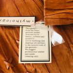 Mythology boutique leather jacket Women's sienna color with leather details Brown Size 4 Photo 12