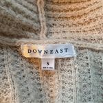 Downeast Long Cardigan Sweater Cream/Beige Size Small Photo 3