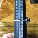 Natural Hessonite Garnet Sterling Silver Ring Size 9 Red Photo 6