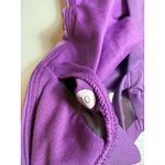 Lululemon  Purple Sports Bra‎ Size 10 Light Support Crisscross Back Workout Top Photo 4