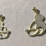 Disney  X BAUBLEBAR silver / gold tone diamonds paved Mickey Mouse 925 s. silver Photo 3