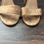 Diane Von Furstenberg  Ulrica Block Heel Sandal in Natural Cork - size 10B Photo 2