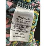 Leota  Dress Women's S Multi Blue Pink Bright Floral Marche Fleur V-Neck Maxi Photo 9