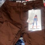 VIP Brown Khaki Denim Jeans Sz 1/2 Photo 3