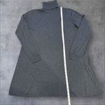 Marine layer Addison Turtleneck Sweater Dress, Dark Heather Gray Size Medium Photo 4