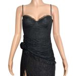 Majorelle Salma Floral Lace Gown, Black, Medium Photo 11