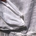 Joie NEW  Linen Blend Long Sleeve Tiered Beach Cover Up Midi Dress S Photo 7