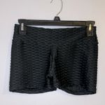 Black Tik Tok High Waisted Shorts Size Medium Photo 1