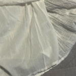 Celina Moon Tiered Spaghetti Strap Mini Dress Womens Size S White Lace Baby Doll Photo 4