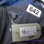 New! AllSaints Hali Tamora Dress Royal Blue Snakeskin Animal Print ruched,‎ 6 Photo 14