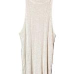 We The Free Free People Women’s Sz Medium Drippy Rib New City Tank Oatmeal Heather Photo 1