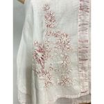 Raga New.  boho ivory/pink embroidered crop top. Small. Retails $109 Photo 4