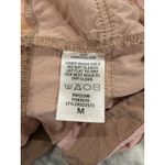 Storia Neapolitan Stripe Midi Dress Tiered Ruffle Hem Brown Pink Women's Medium Photo 6