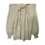 Vintage Acrylic Fibre 100% VIRGIN Soft Knit Open Tie Cardigan Sweater Romania Photo 3