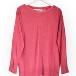 Magaschoni Cashmere Women’s Boat Neck Long Sleeve Sweater in Pink Size Large Photo 0
