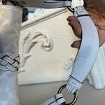 Coach  White Cream Braided Soho Buckle Shoulder Bag Photo 3