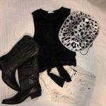 Vestique Black Tank Photo 3