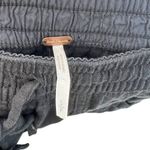 Free People  Feelin' Good Pants Linen Blend‎ Utility Cargo Black Size Small Photo 9