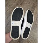 Toms  Bryce Black Leather Suede Pull On Rounded Toe Low Top Sneakers Shoes 7.5 Photo 8